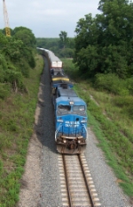 Northbound autoracks